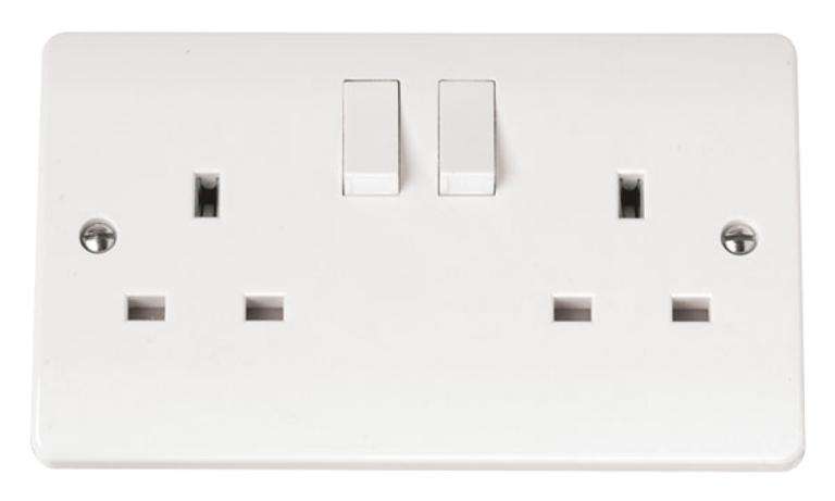 MODE 13A 2G DP Switched Socket Outlet