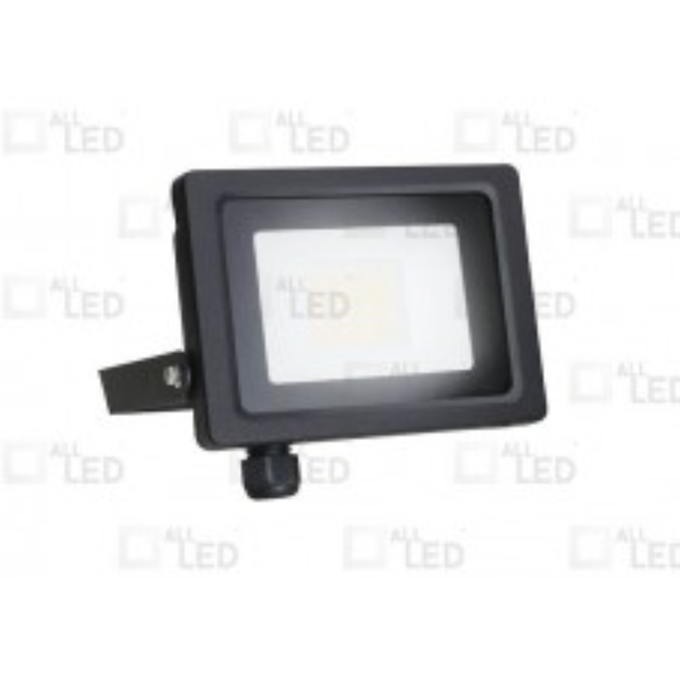 Hunter 20W IP65 CCT Selectable Black Floodlight With Internal Junction Box