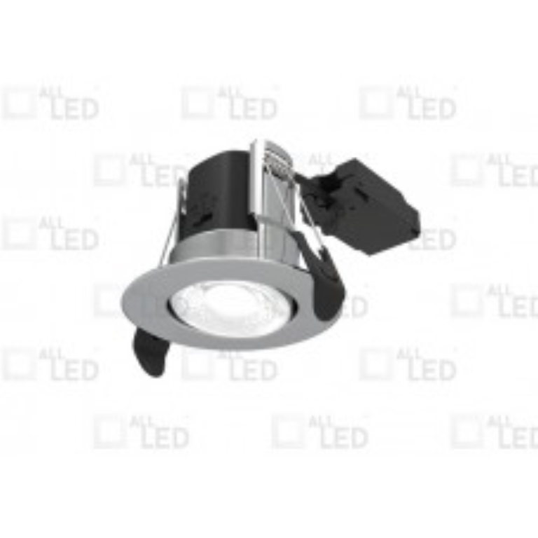  Atom Adjustable 5W IP65 CCT Selectable Dimmable LED Fire Rated Downlight Polished Chrome Finish