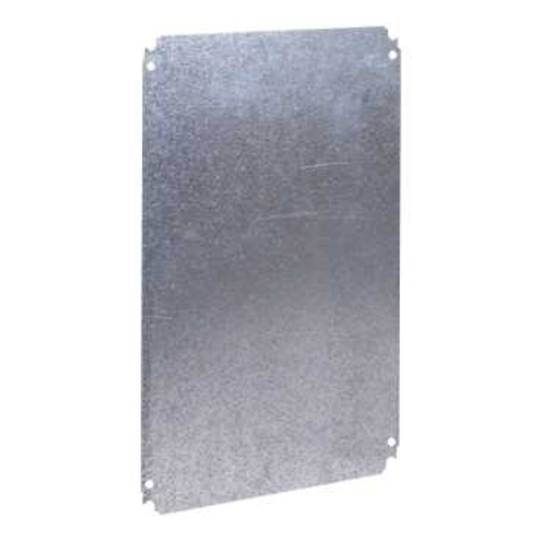 SCHNEIDER NSYPMM710 - Schneider Thalassa PLA Internal Mounting Plate for 750H x 1000mmW Enclosure Galvanised Steel Plate 640H x 875W x 2.5mmD