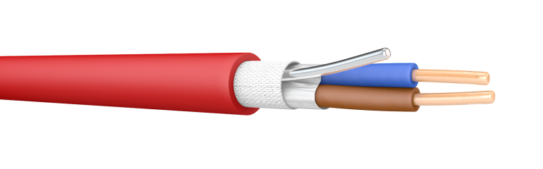 Prysmian FPPLUS4C1.5 2 Core 1.5mm x 100m Red Fire Cable