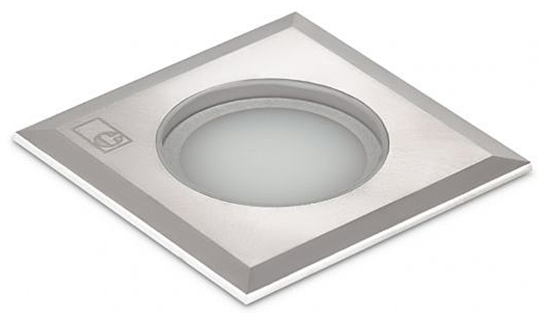Collingwood GL018SQNW 0.5W LED Small Square Ground Light Stainless Steel with Natural White 4000K LE