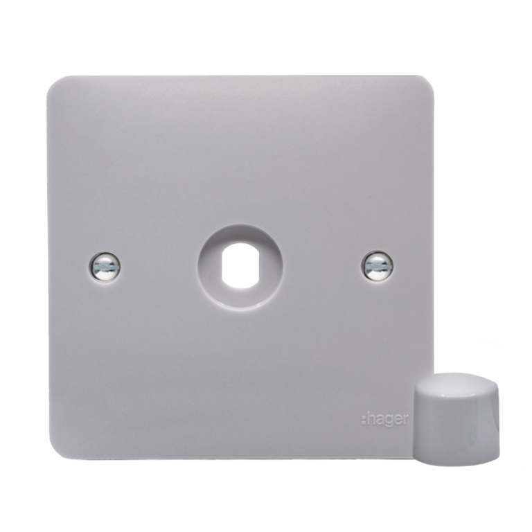 HAGER 1G DIMMER PLATE