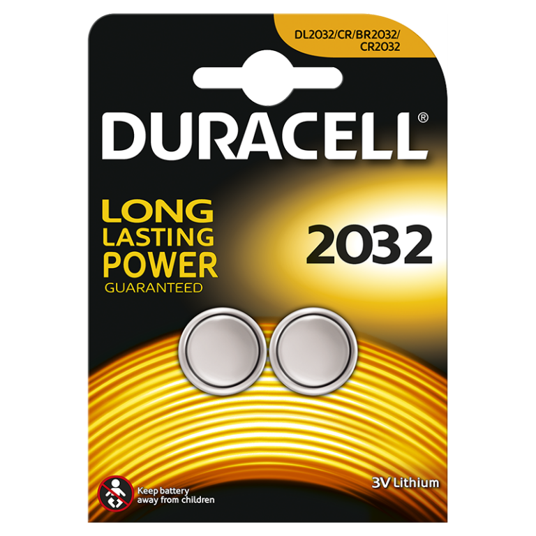 DURACELL Alkaline 2032 Battery 3V (Pack 2)