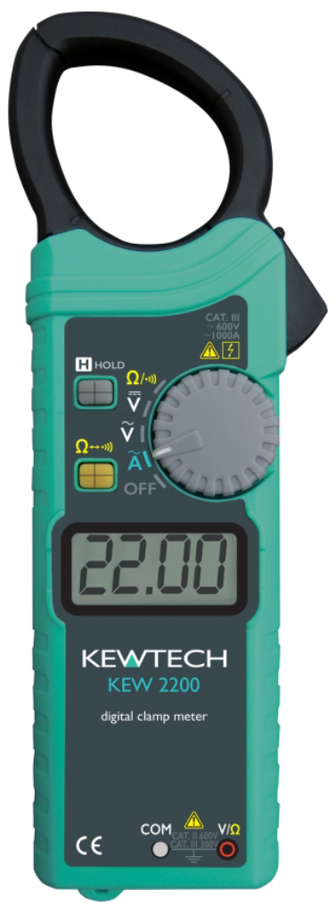KEWTECH KEW2200 Digital AC Clamp Meter