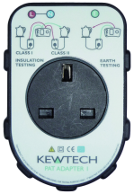 Kewtech Pat Test Adaptor Enables easy Pat Testing with an Insulation / Continuity Tester or a Multif