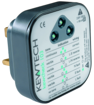 Kewtech KEWCHECK103 Mains Socket Tester 
