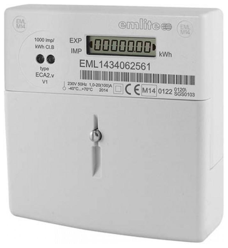 Emlite Dragonfly Single Phase Electric Meter - 100A