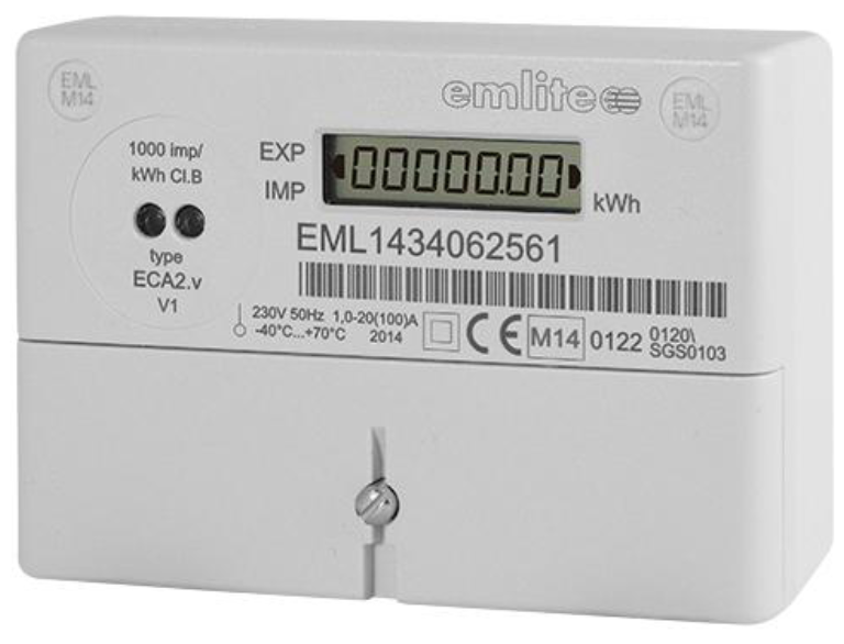 Emlite Dragonfly Single Phase Electric Meter - 100A