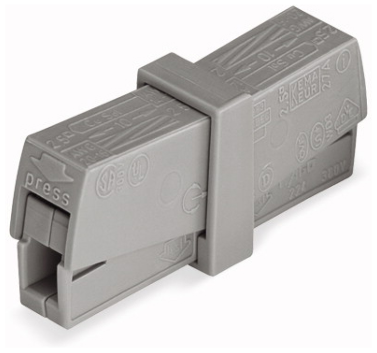 Wago 224-201 Service Connector 2.5mm Gry