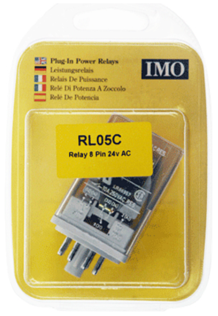 IMO RL05C Relay 8 PIN 24V AC