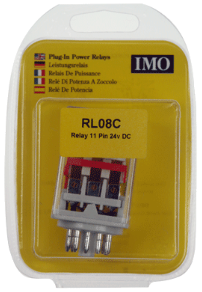 IMO RL08C Relay 11 PIN 24V DC