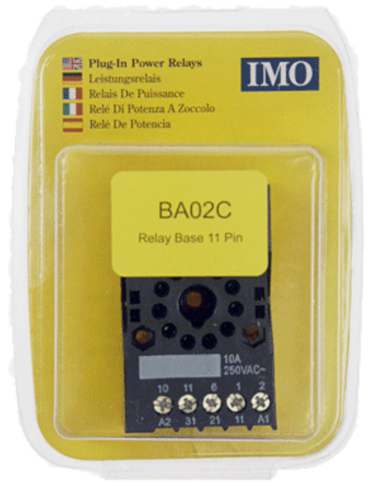 IMO BA02C Relay Base 11Pin
