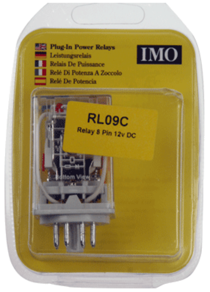 IMO RL09C Relay 8 PIN 12V DC
