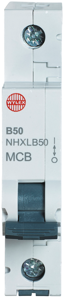 Wylex NHXLB50 MCB SP B Curve 50A