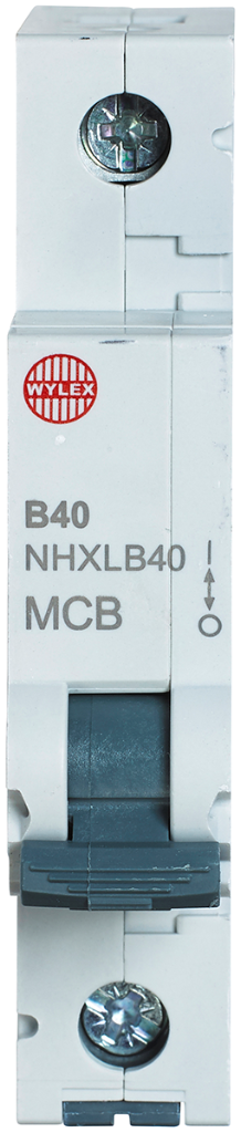 Wylex NHXLB40 MCB SP B Curve 40A