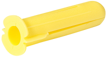 Yellow Plastic Wall Plugs 5.0mm (Pack 100)