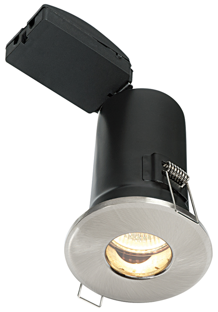 ShieldPLUS 50688 LED GU10 Downlight IP65 in Satin Nickel