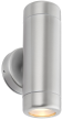 Saxby Lighting Odyssey 2 Light IP65 GU10 Wall Light - Stainless Steel