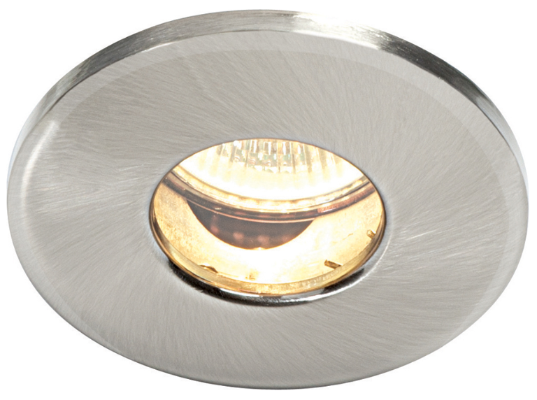 ShieldPLUS 50688 LED GU10 Downlight IP65 in Satin Nickel