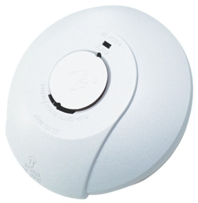 Interconnectable Fast Fix Mains Smoke Detector with 9v Battery Backup Included
