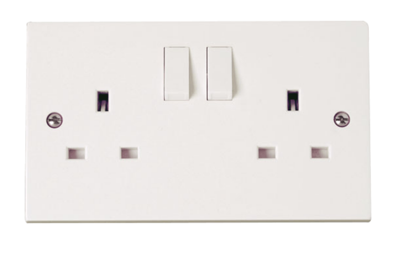 POLAR 13A 2G DP Switched Socket Outlet