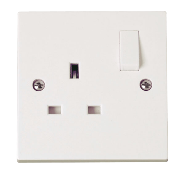 POLAR 13A 1G DP Switched Socket Outlet