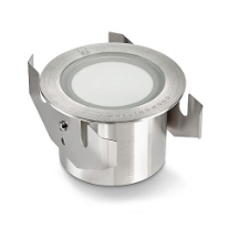 Collingwood 3W LED Ground Light Stainless Steel with Warm White 3000K LED