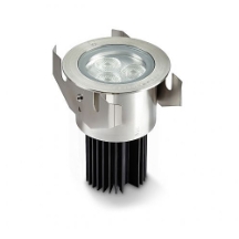 Collingwood 7W LED Ground Light Stainless Steel with Blue LED
