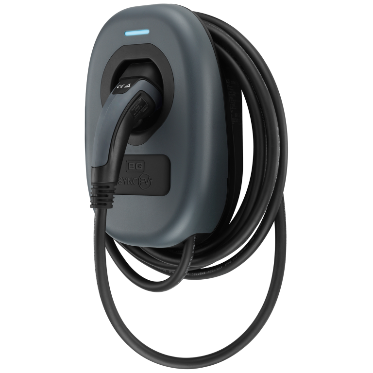 BG SyncEV Wall Charger 2 Tethered 7.4kW, with Wi-Fi and LAN