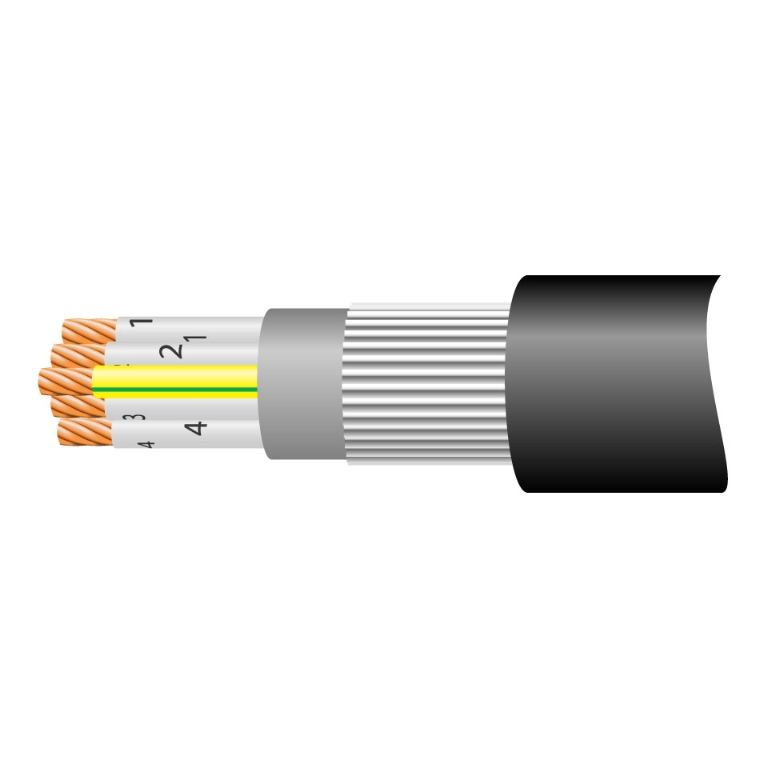 Cable 6947XL 7C SWA PVC 1.5mm Blk