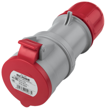 Scame 313.3247 Connector 3P+N+E 32A Red