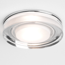 Astro Lighting 1229003 Vancouver 230v 5518 Bathroom Downlight. Polished Chrome & Clear Glass Finish
