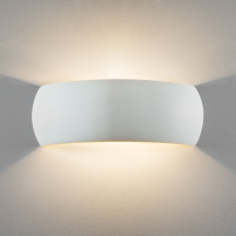 Astro Lighting 1299002 Milo 400 7506 Interior Wall Light. White Ceramic Finish