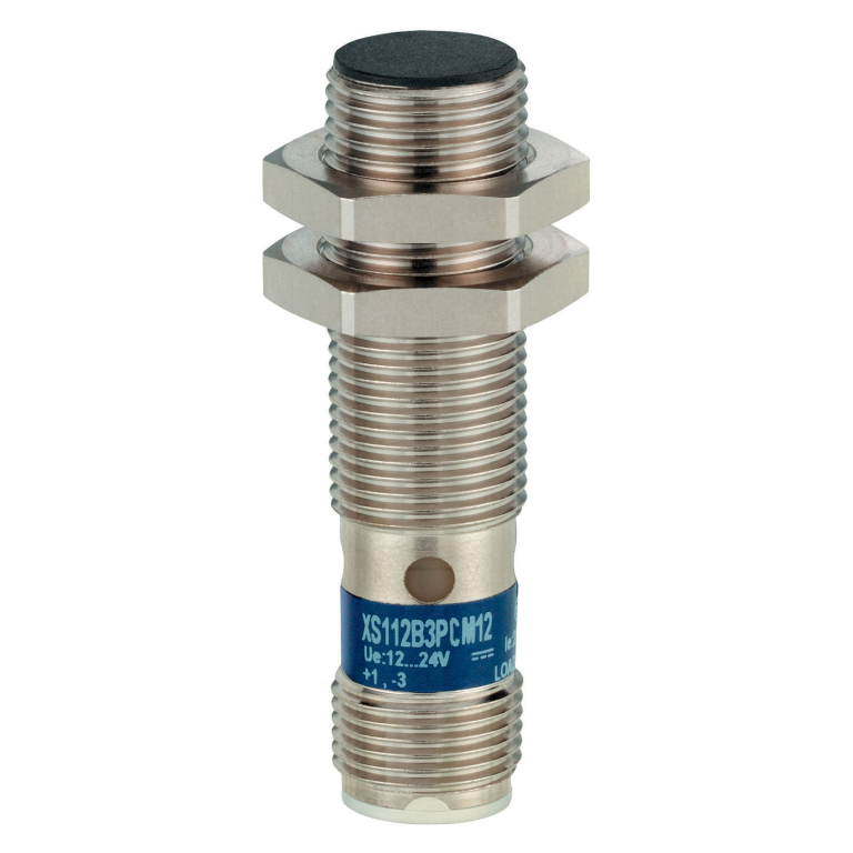 Cylindrical Sensor M12 Thread, Sn4mm PNP NO, 24V DC, M12 Connector 