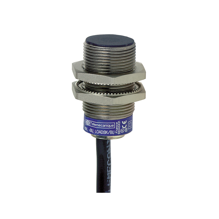 Cylindrical Sensor M18 Thread SnPNP 1 NO, 2m Cable
