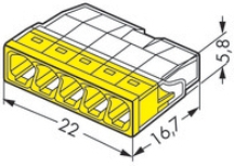 Wago 2273-205 Push-Wire Connector