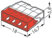 Wago 2273-204 Push-Wire Connector
