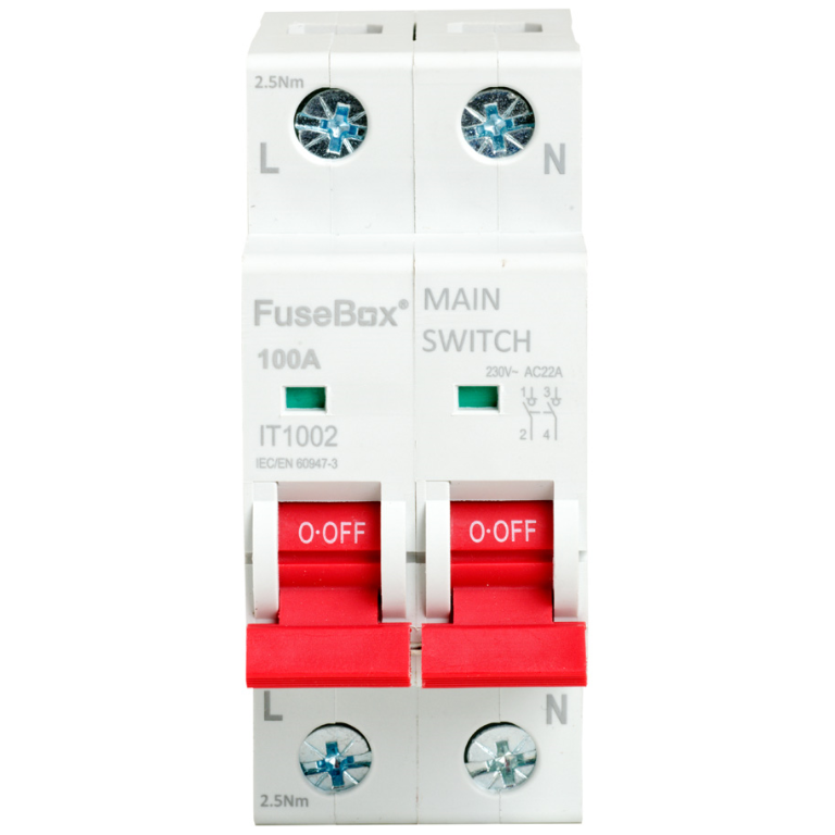 Fusebox IT1002 Main Switch 100A 2P