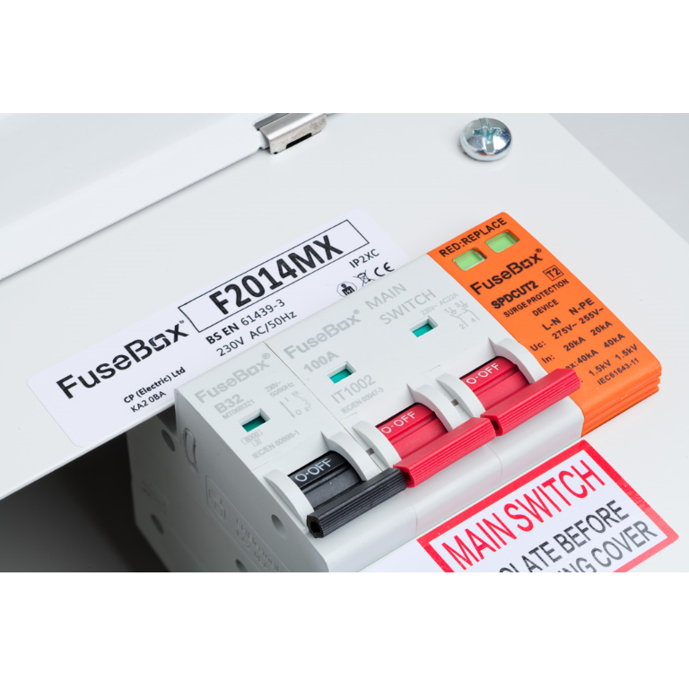 FuseBox F2014MX 14 Way Main Switch Consumer Unit + SPD