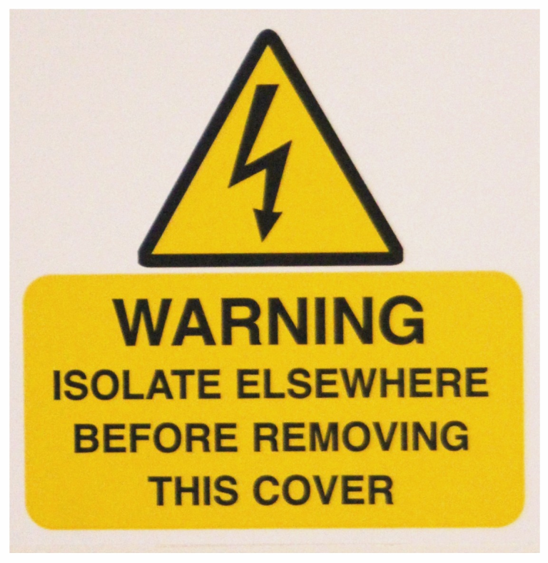 Ind Signs IS3110SA Isolate Elsewhere Label Pack of 10