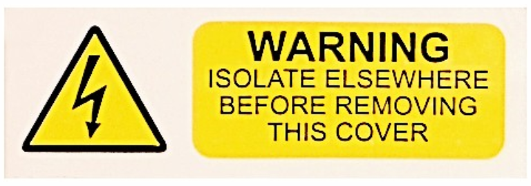 Ind Signs IS0110SA Isolate Elsewhere Label Pack of 10