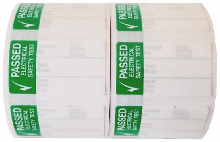 Ind Signs IS84250R Pass Test Label Small Roll of 250