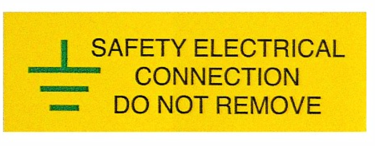 Ind Signs IS0610SA Electrical Connection Label Pack of 10