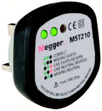 MEG 1000-211 MST210 Socket Tester 3 LED