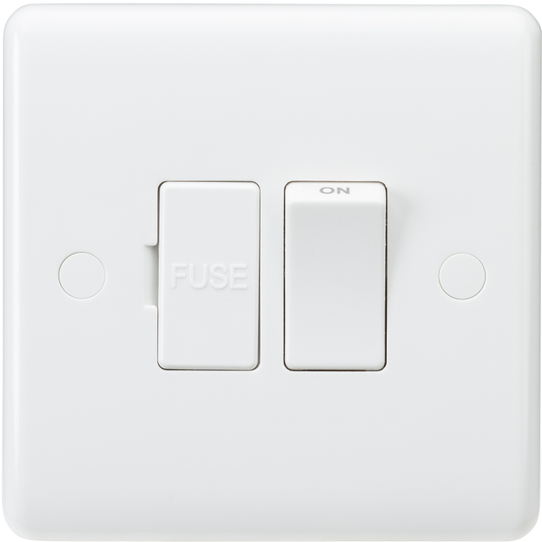 MLA CU6300 SWITCHED FUSED CONNECTION UNIT WHITE | SQUARE