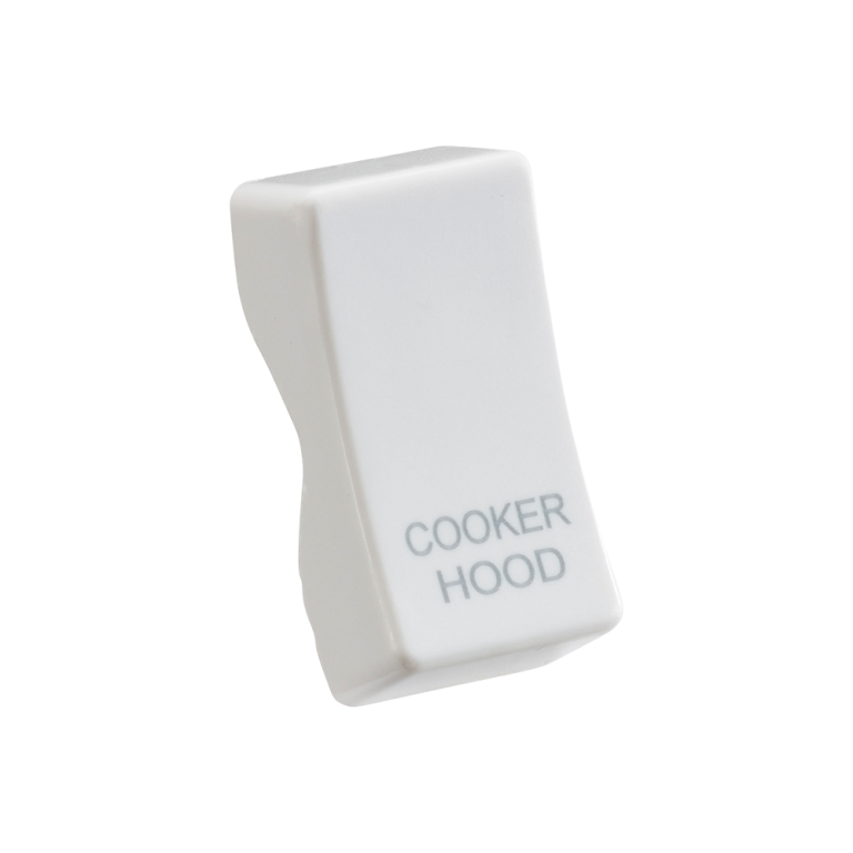 KNIGHTSBRIDGE CUHOOD WHITE PLASTIC COOKER HOOD ROCKER GRID COVER ROCKER | WHITE