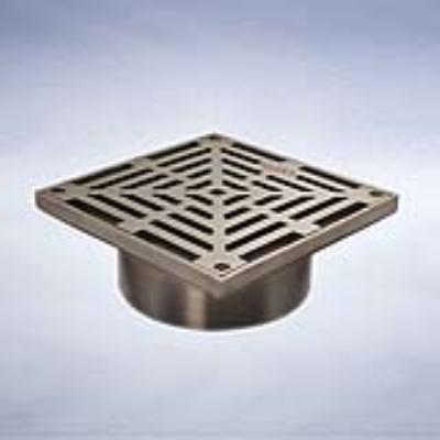 Alumasc Wade Building Drainage L2196 Grating Square Direct Connection Gully Vertical Outlet 147x147x110mm Stainless Steel